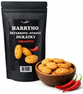 Sýrovo-škvarkové dukátky PIKANT 120g