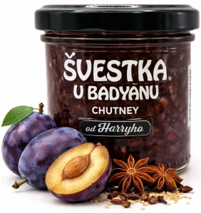 Švestkové Chutney s Badyánem 170g
