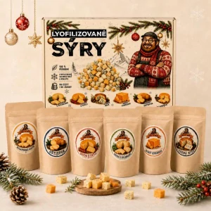 Gift Box De luxe Vánoční od Harryho 6 sáčků křupavých sýrů